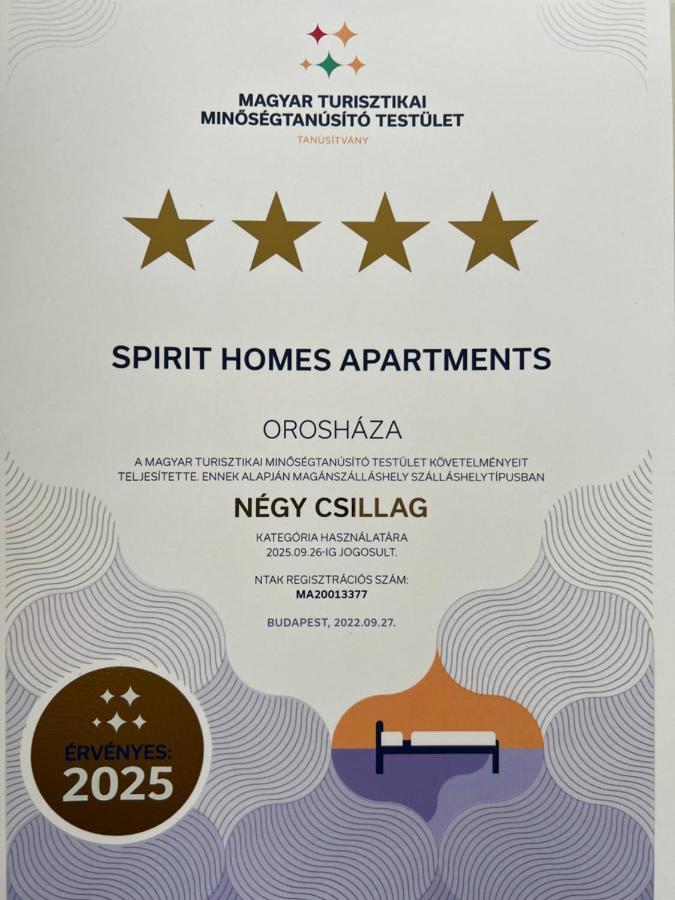Orosháza Spirit Homes Apartments מראה חיצוני תמונה